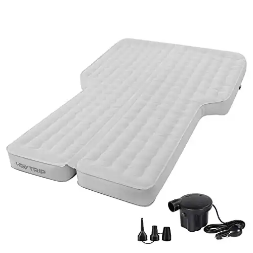 Heytrip SUV Inflatable Air Mattress for Car Camping, 4 Inch Thickened Car Camping Bed, Adjustable Firmness Sleeping Pad for 2 Persons (72 x 47 x 4 Inch)