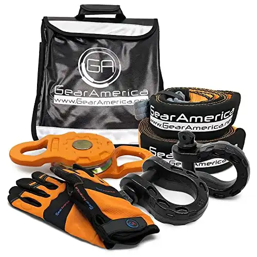 GearAmerica Off-Road Mega Recovery Kit - Ultimate 4x4 Winch Accessories