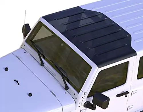 ClearLidz Panoramic Freedom Style Top - 180° Clear Transparent Panoramic Hardtop - Fits Jeep Wrangler JK 2009-2018