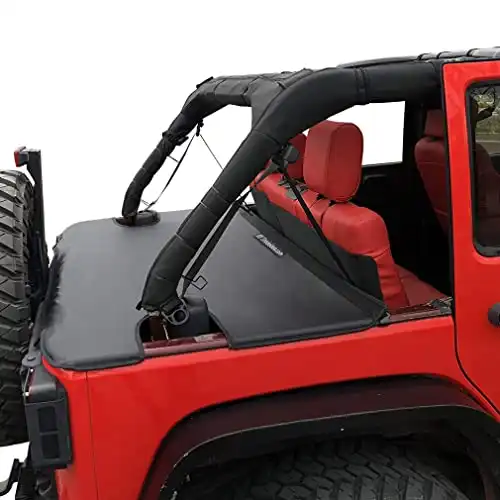 Shadeidea - Tonneau Cover for Rear Trunk, Jeep Wrangler JK Unlimited (2007-2018)