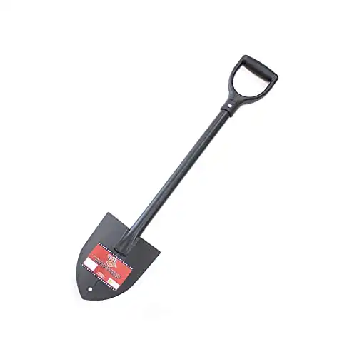 Bully Tools  14-Gauge Round Point Trunk Shovel with Poly D-Grip Handle