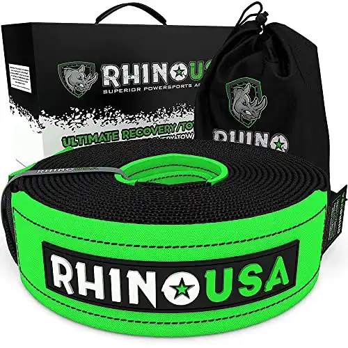 Rhino USA Recovery Tow Strap (4" x 30')